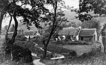 Häuser in Tarbet, Loch Lomond, ca. 1860-80